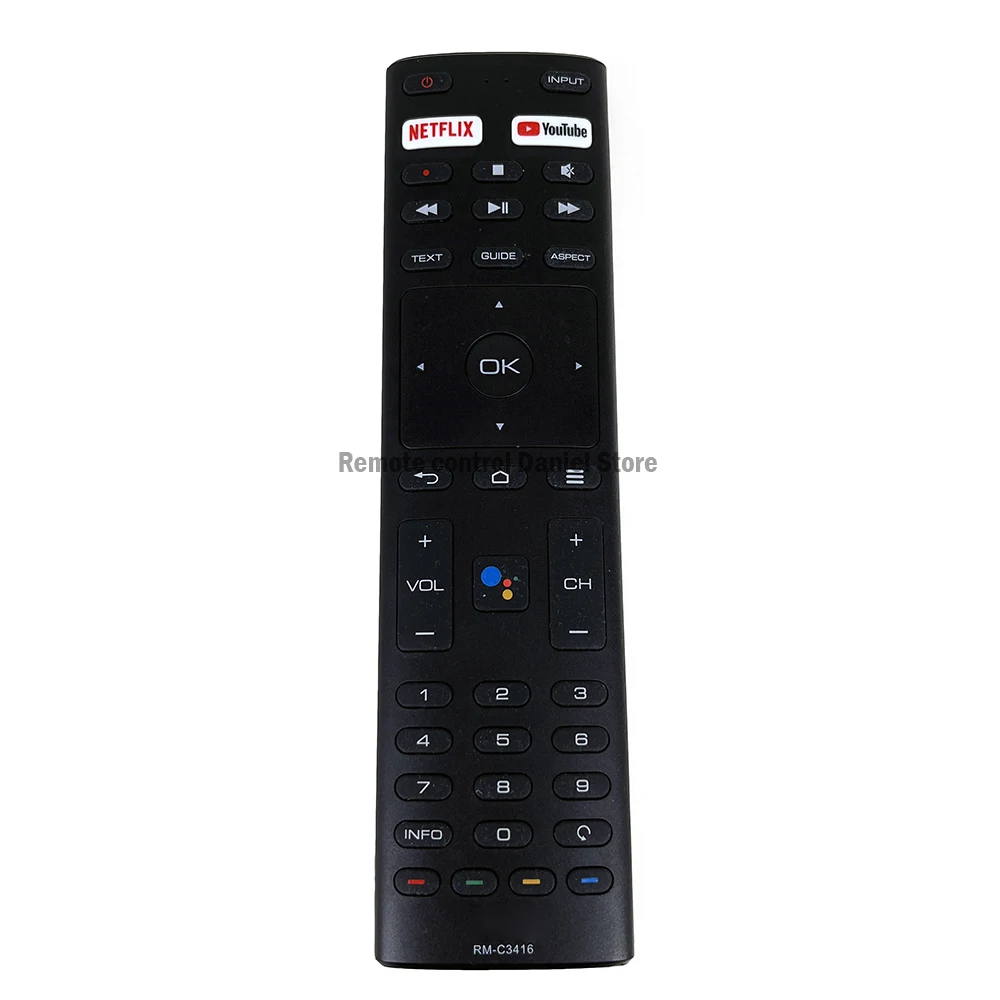 Used Original RM-C3416 RMC3416 For JVC TV Remote control LT65N7115AM LT75N7125A AV-H323115A  AV-H587115A AV-H657115A LT-32N3115A