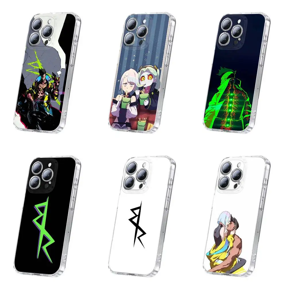 Lucyna David Martinez C-Cyberpunk Phone Case For iPhone 17,16,15,14,13,12,11 Plus,Pro,Max,Plus,E,SE4,Mini Transparent Cover