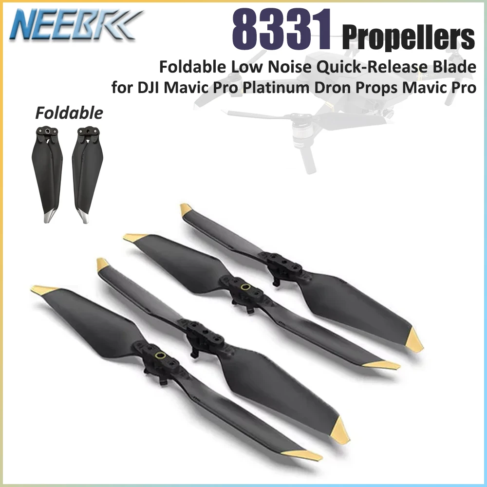 4/8PCS 8331 Propeller Foldable Low Noise Quick-Release Blade for DJI Mavic Pro Platinum Dron Prop for Mavic Pro Accessories Part