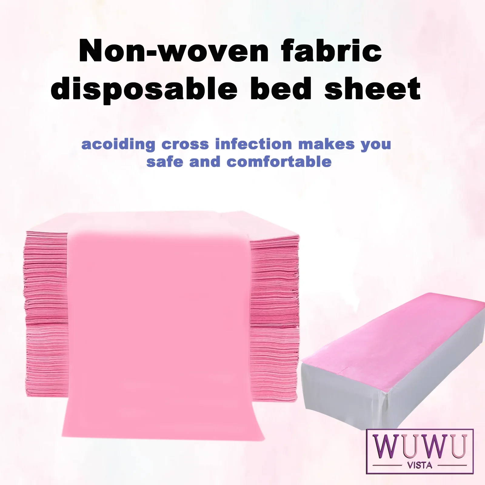 WUWUVISTA 1/6Pcs Disposable Sheets Hair Removal No-Mess Mat Non-woven Breathable Sheets For Waxing Tattoo Travel Spa Picnic