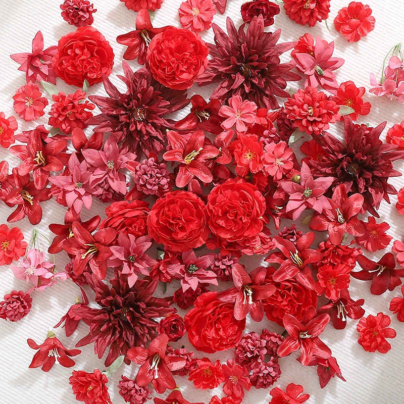 20 Buah Kepala Bunga Buatan Me - Christmas Wreath Fake ulasan dan harga