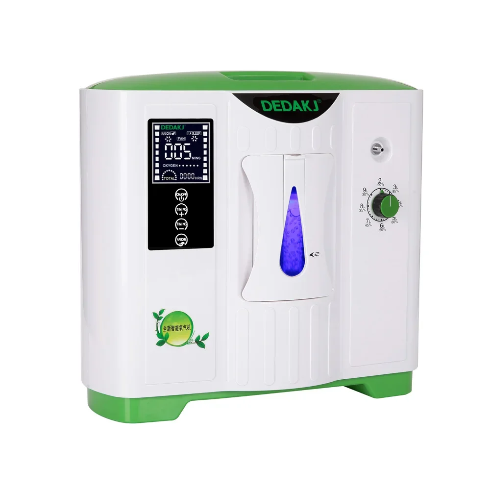 

AC110-240V DEDAKJ 200W POWER OXYGEN GENERATOR 2-9L OXYGEN CONCENTRATOR 30%-90% Adjustable OXYGEN MAKER DDT-2A Oxygen Producer