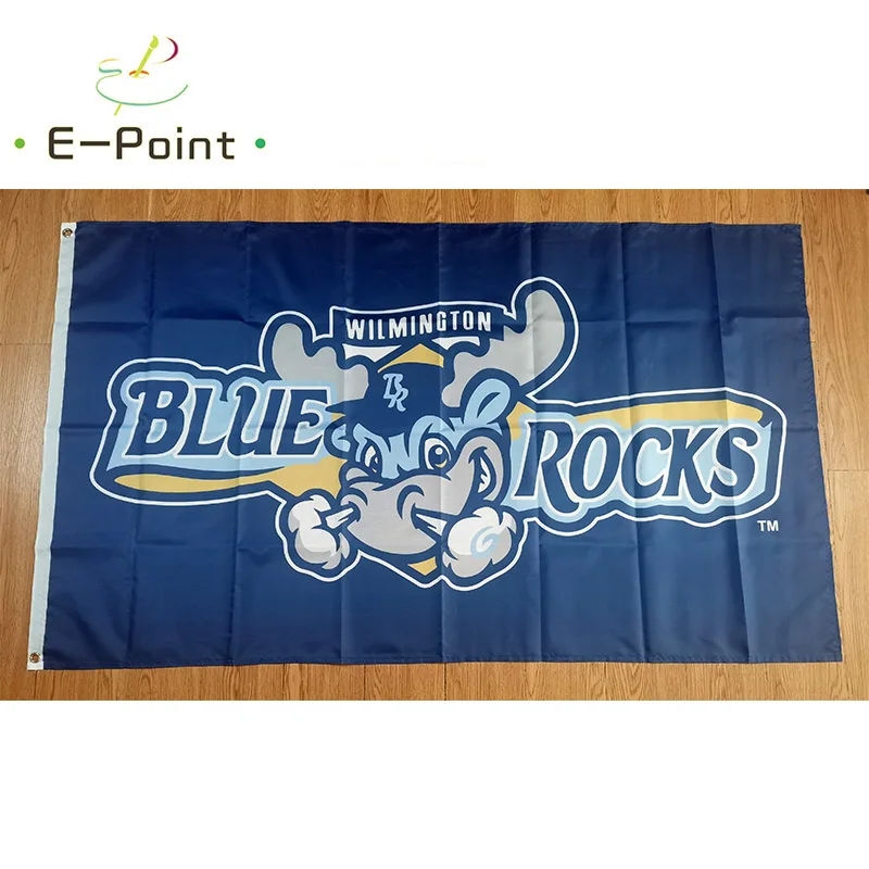 

Wilmington Blue Rocks флаг 2 фута * 3 фута (60*90 см) 3 фута * 5 футов (90*150 см) размер рождественские украшения для дома баннер