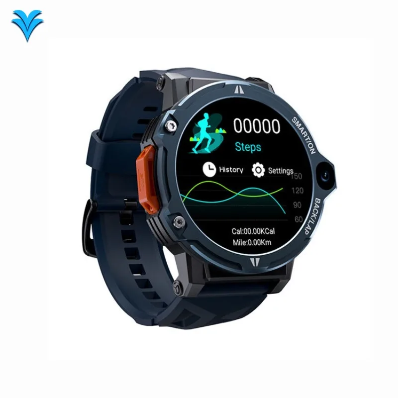 

LOKMAT APPLLP 6 PRO Smart Watch Android 11 Sports Fitness Tracker GPS Wifi Men Watch Phone Camera Video Call