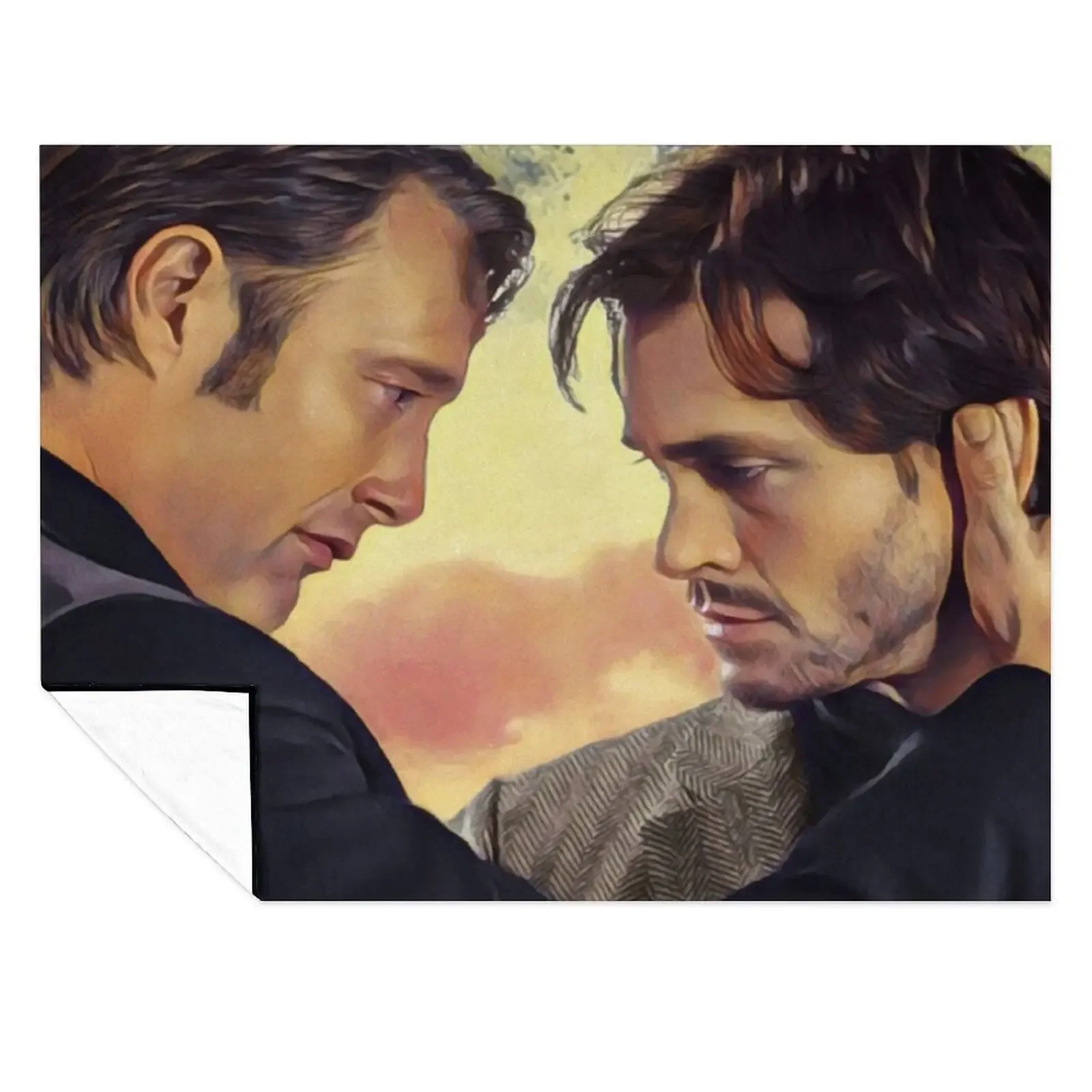 

Hannibal and Will Hannigram Sunset No Text Throw Blanket christmas decoration Blankets For Baby Flannels Vintage Blankets