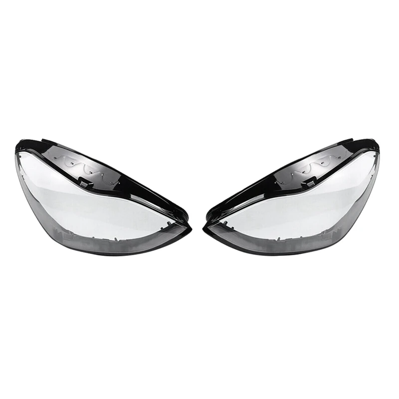 

1Pair Car Headlight Lens Cover Head Light Lamp Lampshade Front Light Shell Parts Accessories For Tesla Model 3 2019 2020 2021