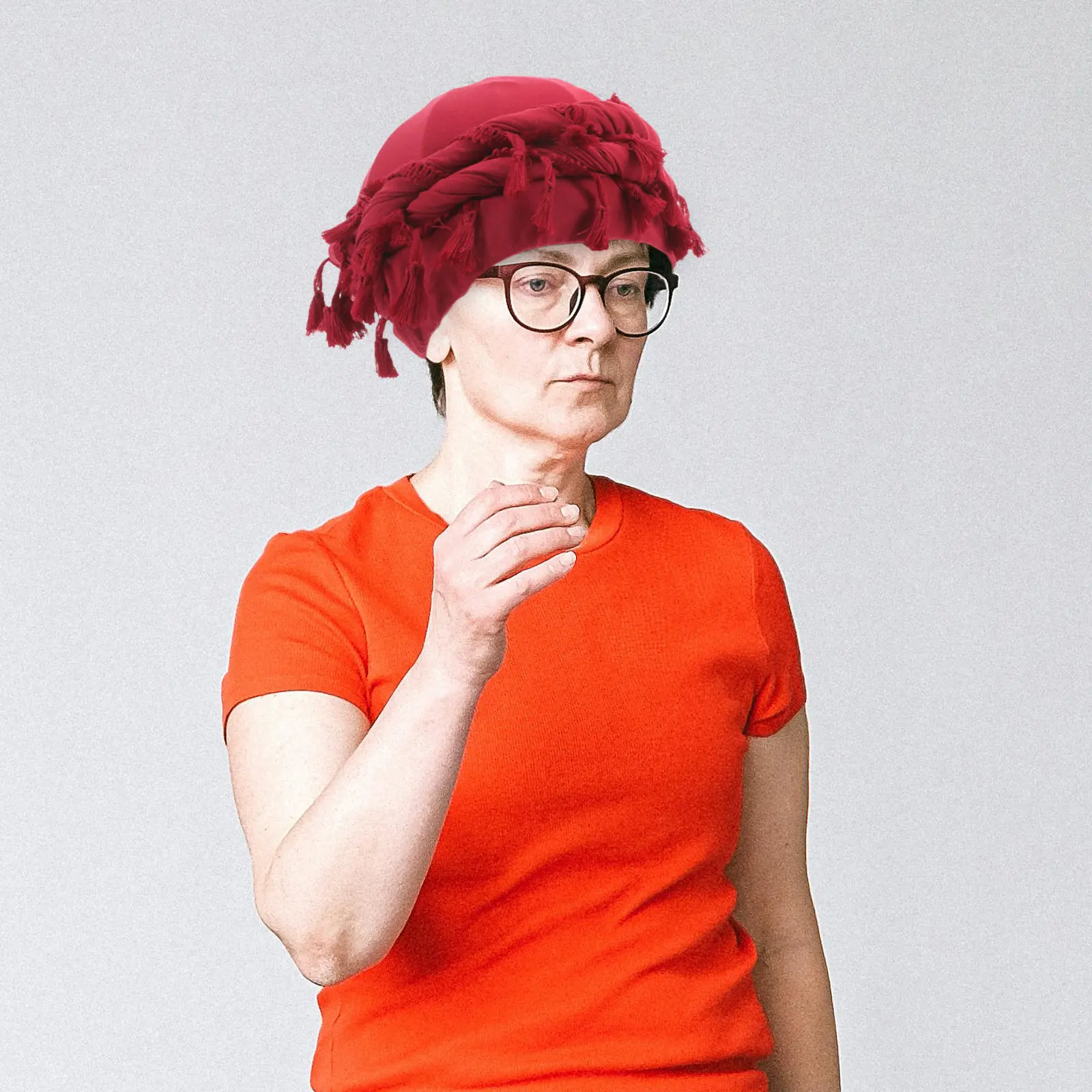 

Эластичный тюрбан с кисточками, размер M, декоративный головной убор для мужчин, удобный и эластичный тюрбан для волос, мужской тюрбан.