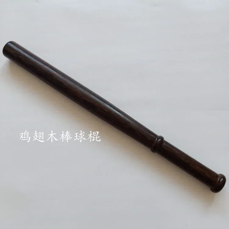 عصا البيسبول الخشبية المجنحة للدجاج من الخشب الصلب للدفاع عن النفس عصا الووشو المثبتة على السيارة أداة الهروب للدفاع عن النفس في حالات الطوارئ #3