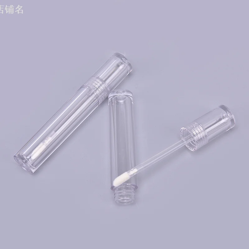 Conteneur en plastique transparent pour baume, 1 pièce, tubes de 5ml à brillance africaine, l'horloge