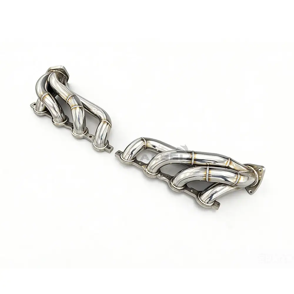 

Stainless Exhaust Manifold Header for HUMMER H2 6.0L V8 2003-2007 High Flow Racing Performance Downspout Collector Power Upgrade