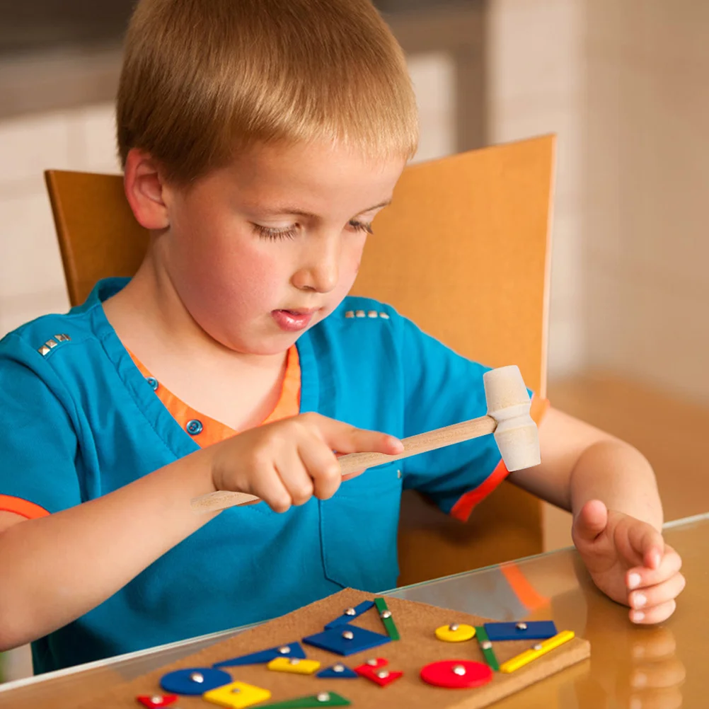 

30Pcs Mini Wooden Mallets Natural Wood Smooth Surface Kids Pounding Little Hammers Cake Gavel Cake Mallets Wooden Little Hammer