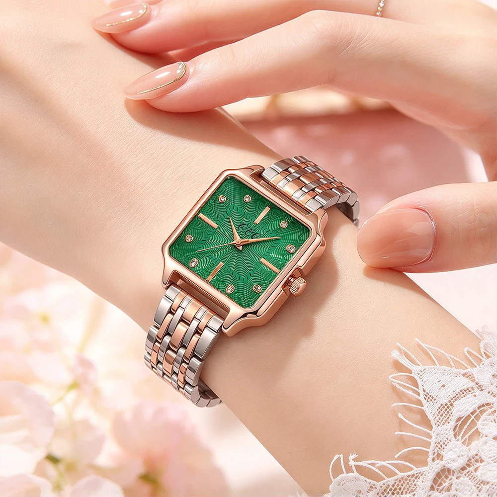 1pc Fashionable Niche Design Women's Quartz Watch Christmas Valentine's Day Gift Without Gift Box