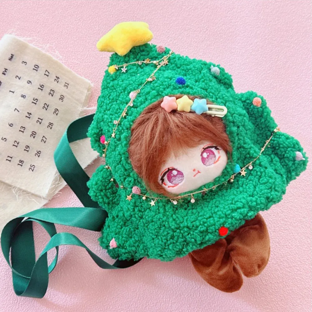 

Christmas Tree 20CM Cotton Doll Clothes Crossbody Replacement Stuffed Doll Clothes Suit Plush Outfit Plush Toys Clothes