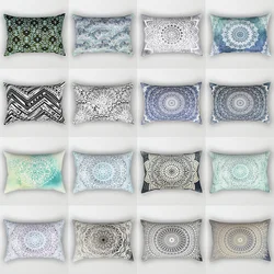 Beautiful  Mandalay  Styles Patterns Pillow Covers Short Plush Rectangle Small Pillow Cases Size 50cm By 30cm