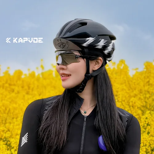 Imagen 2 del producto KAPVOE gafas de sol fotocromáticas para ciclismo al aire libre, gafas para conducir en carretera para hombre, gafas para deportes de senderismo, gafas UV400 para ciclismo y mujer