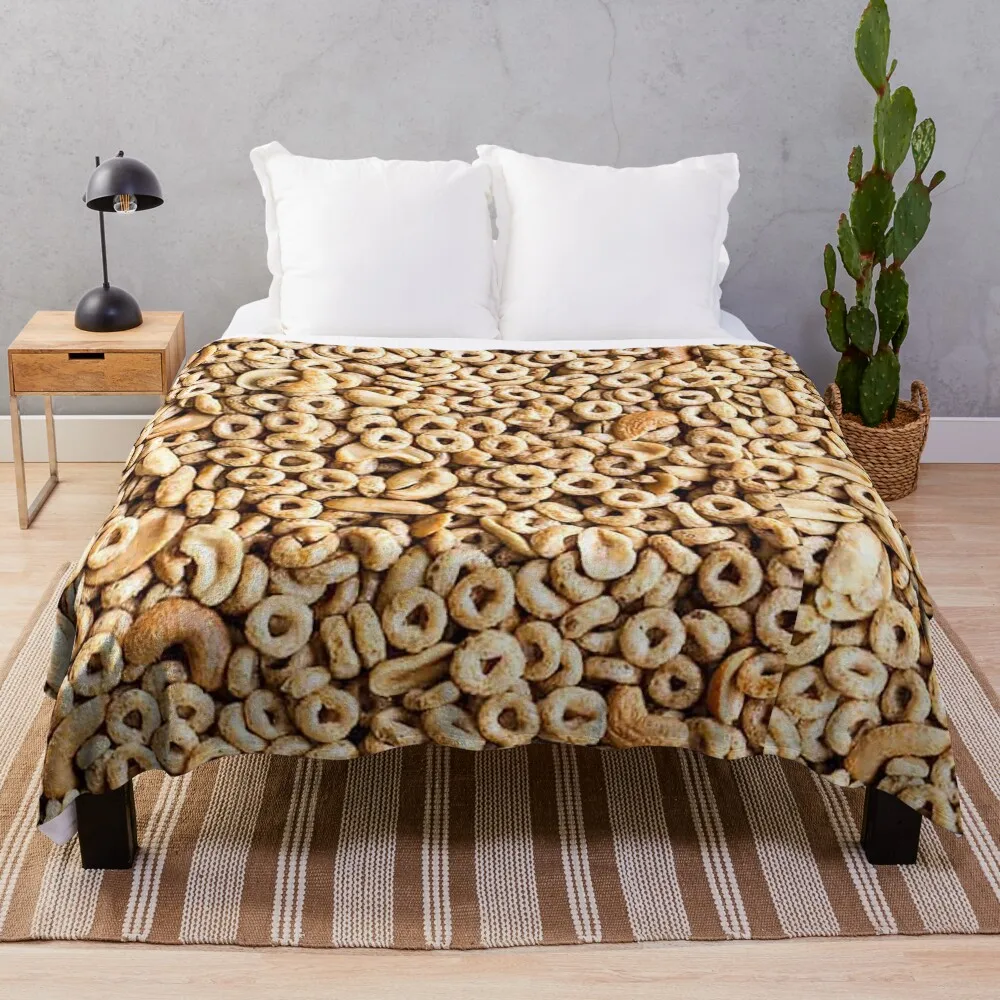 

Honey-Nut Cheerios Throw Blanket Blankets Sofas Of Decoration christmas gifts Furrys Thermals For Travel Blankets