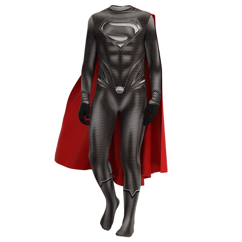 Costumi Cosplay del torace muscolare Super eroe adulto Costume da supereroe Deluxe da uomo di Halloween tuta Cosplay tuta Zentai tutina