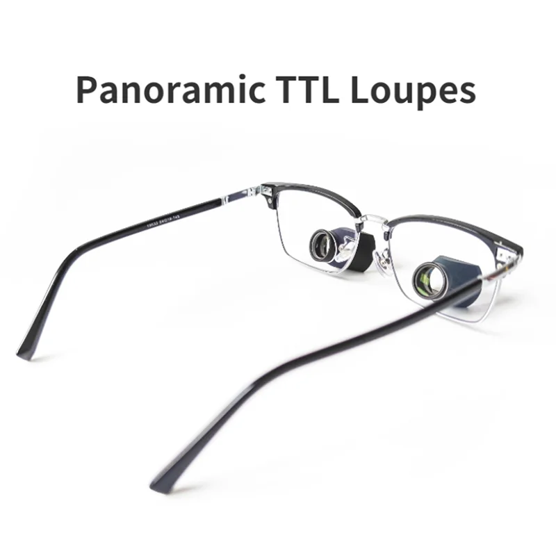 Panoramic TTL Dental Loupes Medical Surgical Magnifier Lupa PD Customized Surgery Binocular Odontological Magnifying Glasses