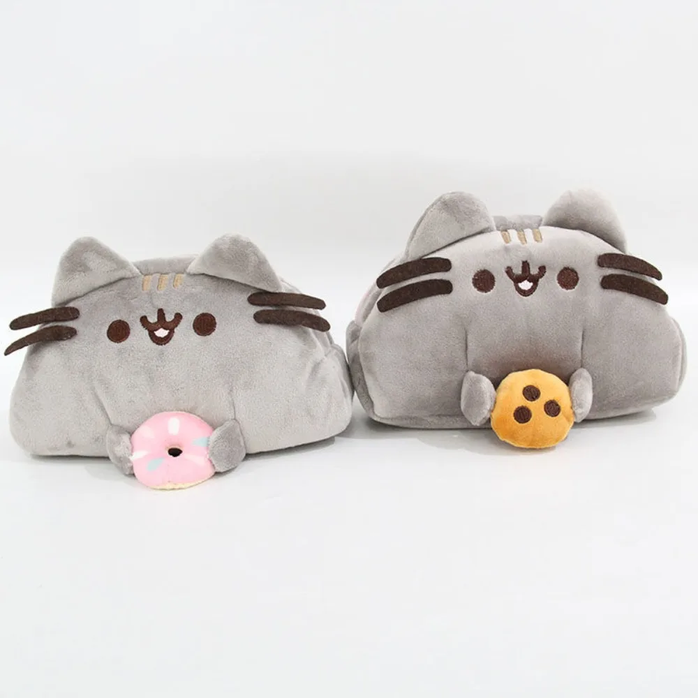 Selling store welfare products at cost price Cartoon Cute Fat Cat Plush Pen Bag  Kawaii Makeup Bag Stationery Box