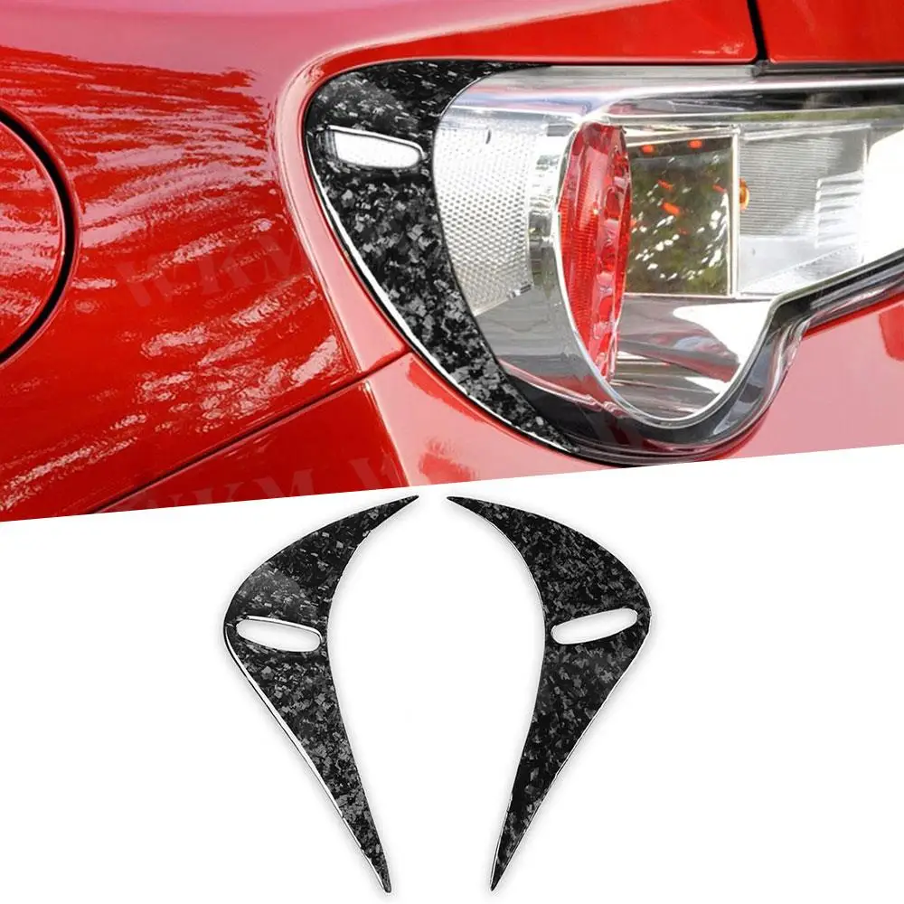 

Кованые угольные задние веки, фара, крышка для бровей, 2 шт./компл. для Toyota GT 86 2013-2020, украшение автомобиля