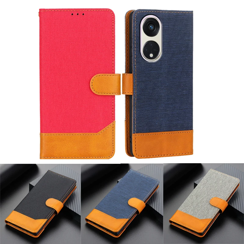 Wallet Case For OPPO Reno8 T 4G CPH2481 Capa PU Leather Flip Cover Coque For Carcasas OPPO Reno8 T 5G CPH2505 Phone Hoesje Funda