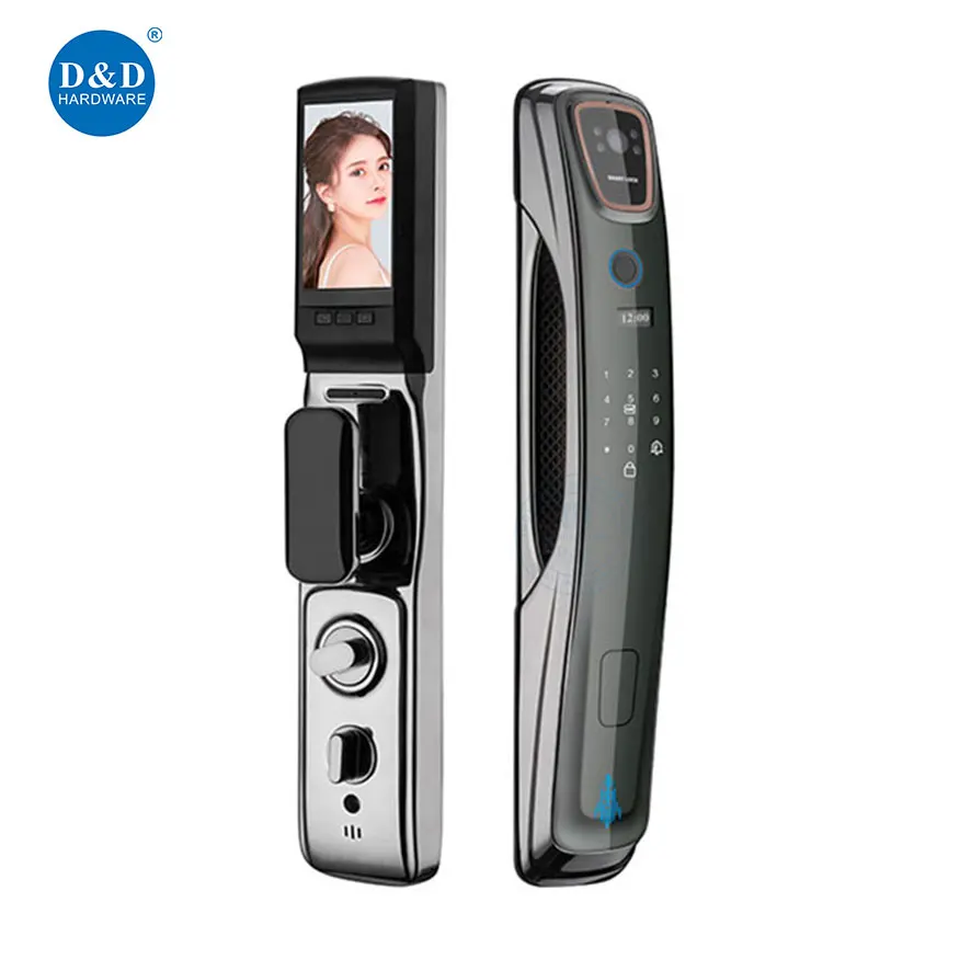 

July003 Smart Key Lock Electronic Card Biometric Fingerprint Password Smart Office Home Door Lock
