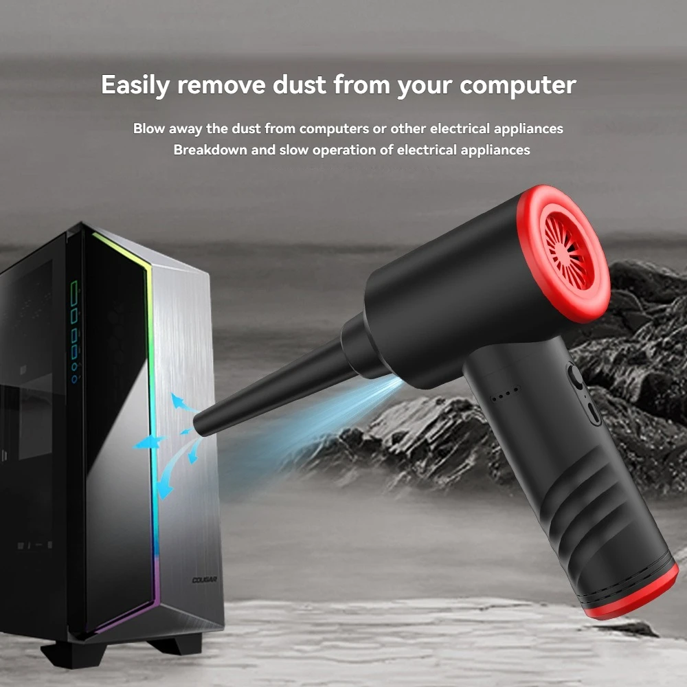 Portable Handheld Wireless Dust Collector Car Computer Keyboard Host Camera High-power Strong Wind Dust Blower