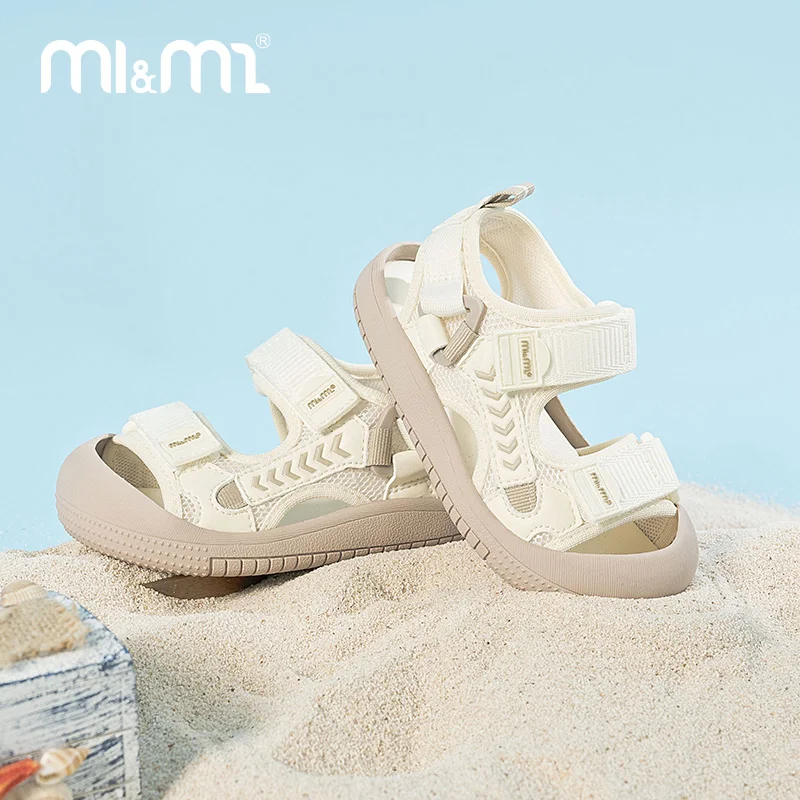 

M1&M2 2025 Summer Children Sandals 2-6 Years Cartoon Waterproof Soft Sole Non-slip Beach Sports Casual Footwear for Boys Girls
