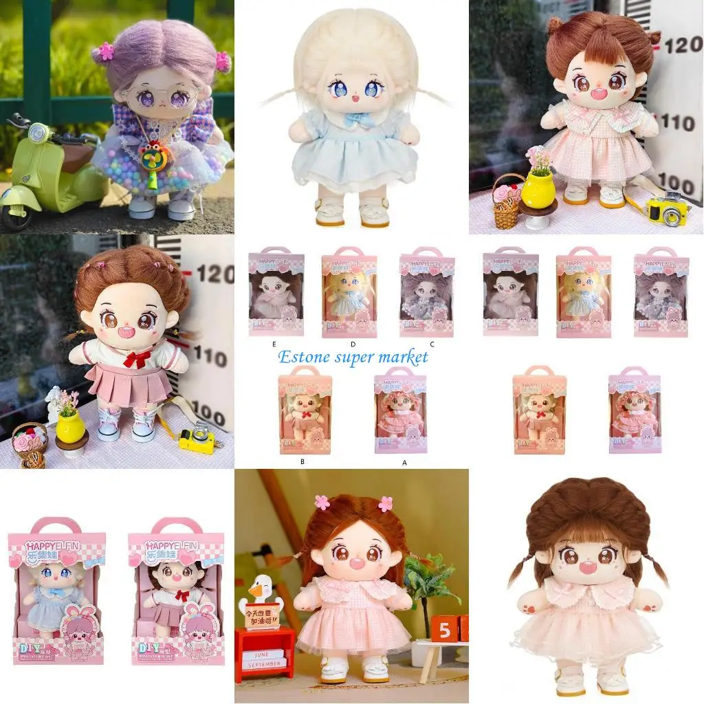 090B 20cm laleczka bobas realistyczne Reborns zagraj w lalkę bawełniana pluszowa lalka Poseable Dressup śliczna lalka Idol dla