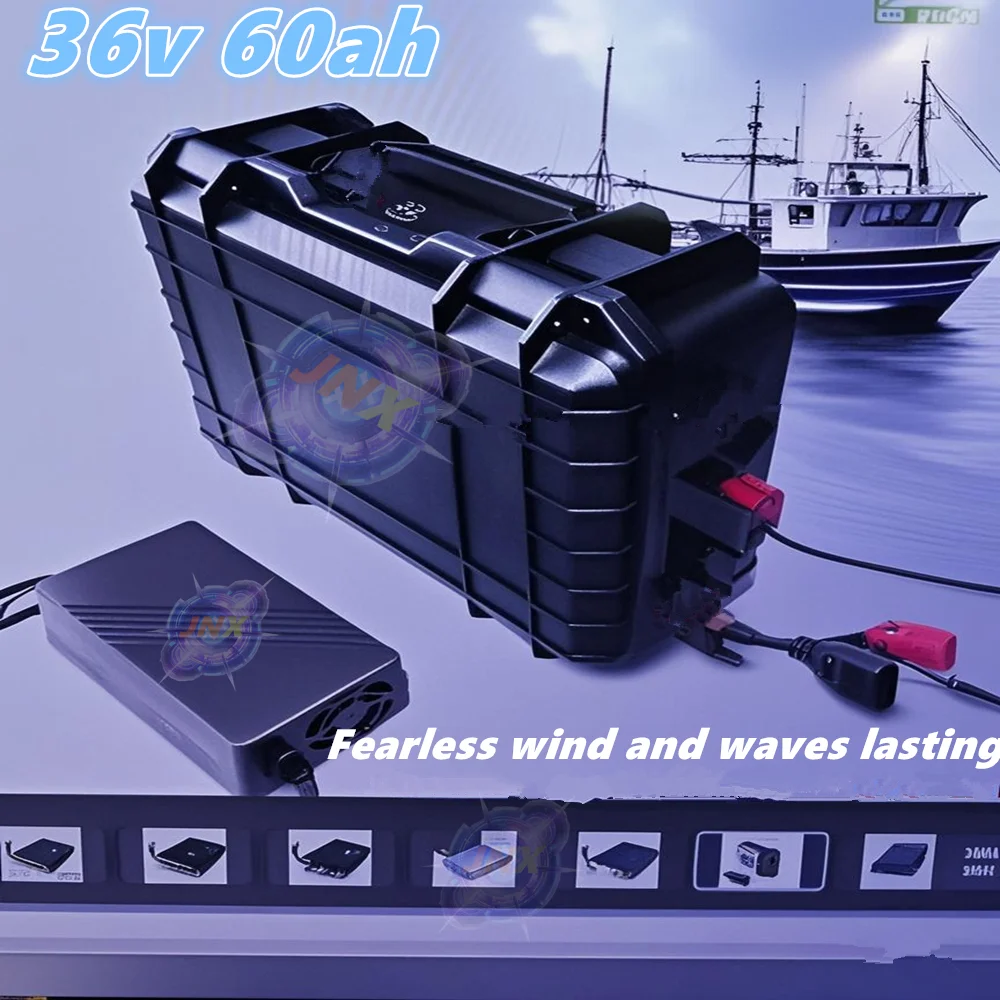 

36V 100Ah 120Ah 150AH 100A 120A 150A lifepo4 lithium battery pack with bluetooth BMS for 2000W 3000W 4000w golf cart boat