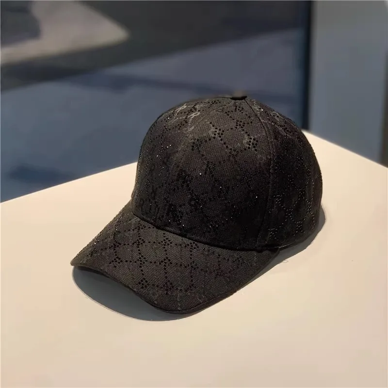 Casquette de baseball avec lettres en biscuits, tendance décontractée, chapeau de soleil de rue, crème solaire, cent avec langue de canard,