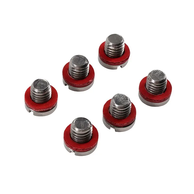 6Pcs Stainless Steel Plug Marine Oil Drain Plug For