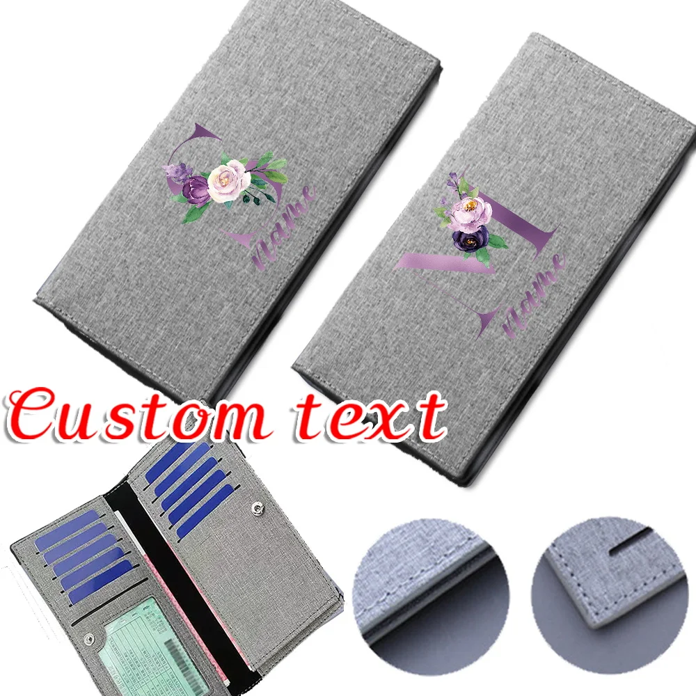 

Персонализированный индивидуальный кошелек для хранения банковских карт, складной мешок для денег, высококачественный зажим для денег, многофункциональный кошелек для денег