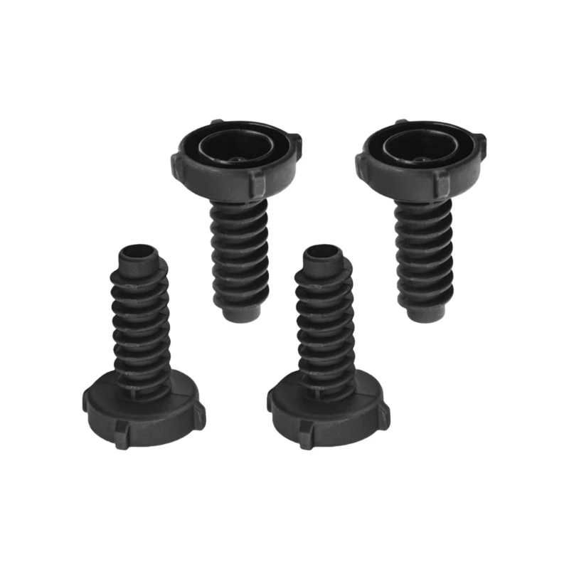 J1HF Against Shock Washing Machine Leveling Feet 4 Divisions Strong Plastic Modifiable Base Stabilizers Tight