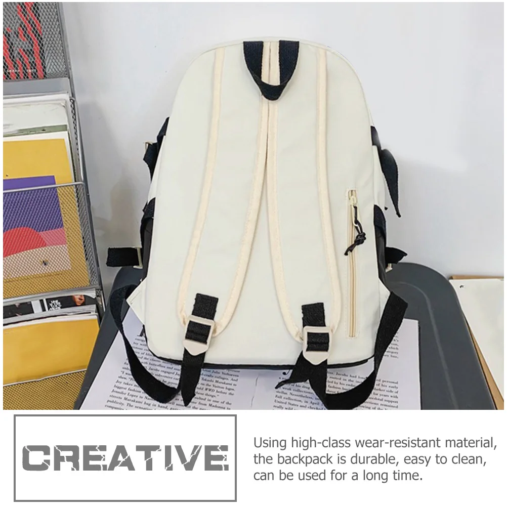 

Laptop Backpack Large Capacity Durable Material Comfortable Strap Travel Hiking School Office Shopping Daily Use Computer Bag