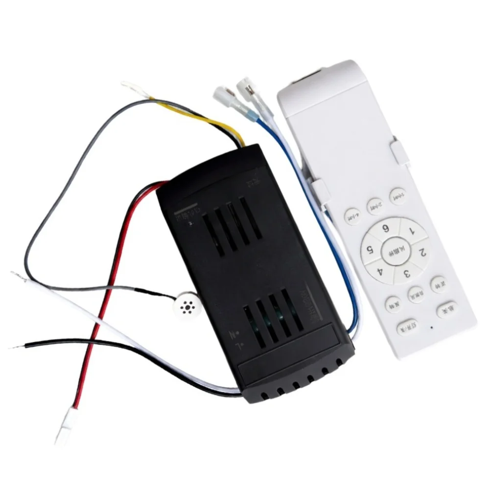 DC Motor Ceiling Fan Remote Control 6 Settings 24V Low Voltage Safe Operation Easy Installation Compact Design