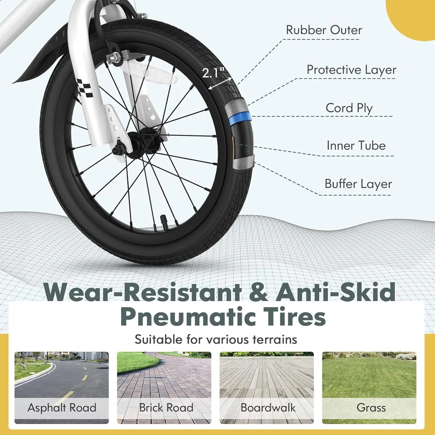 Rower dziecięcy, 12 14 16 18 cali, rower dla maluchów dla chłopców i dziewcząt w wieku 3-8 lat, rower dziecięcy z odpinanymi kółkami pomocniczymi, hamulec ręczny