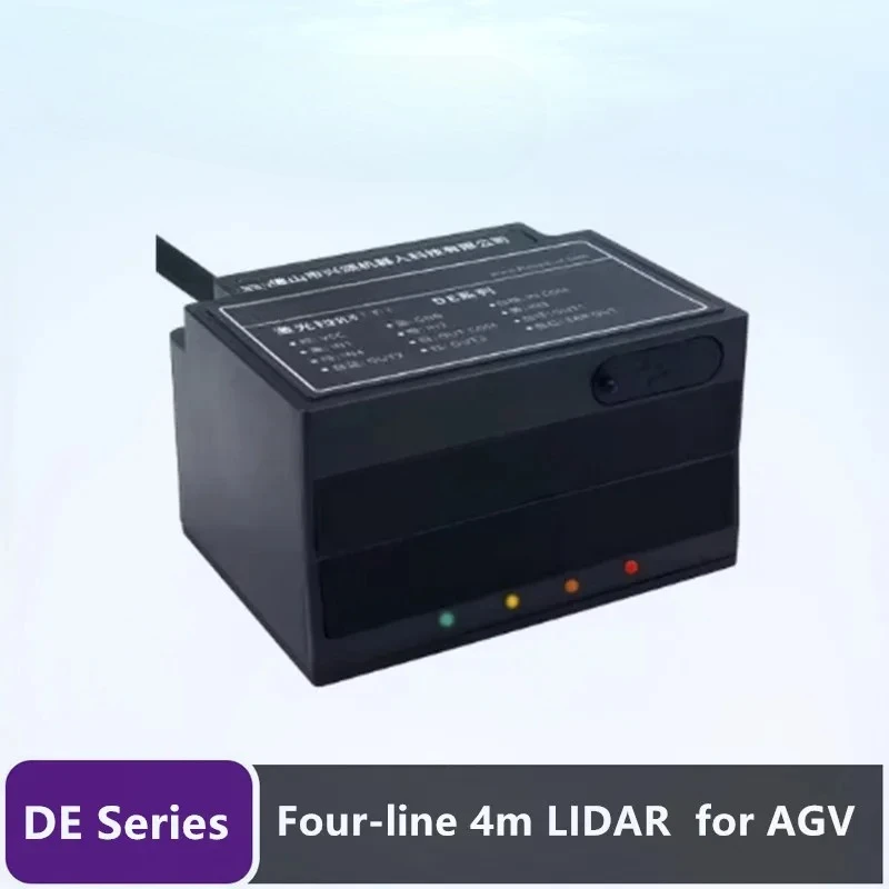 Four-line 4 Meters LIDAR TOF 120 Degree Laser Radar Sensor  DE Series for Robot AGV Navigation Obstacle Avoidance