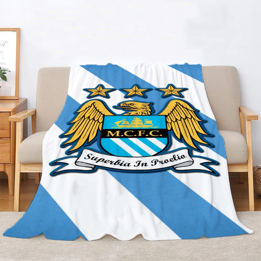 M-Manchester-ity Children's Blanket King Size Fluffy Plaid Bed Throw Blanket for Sofa Luxury Bedding Custom Blankets for Adults