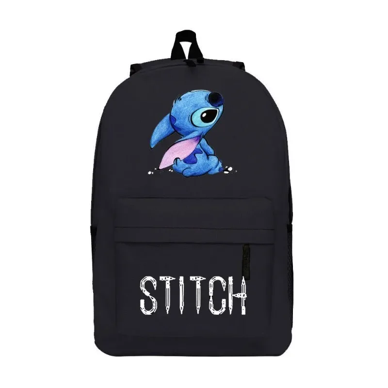 

Disney Stitch Lilo and Stitch Canvas Zippered Large Capacity Backpack Backpack Printed Fashion Student School Bag Christmas Gift