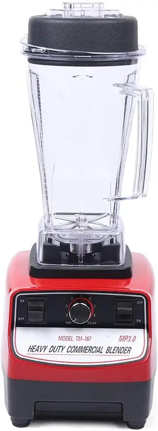 Commercial Grade 2L Countertop Blender, 110V 1500W, Electric Mixer Juicer & Food Processor for Crushing Ice, Frozen Desserts, So