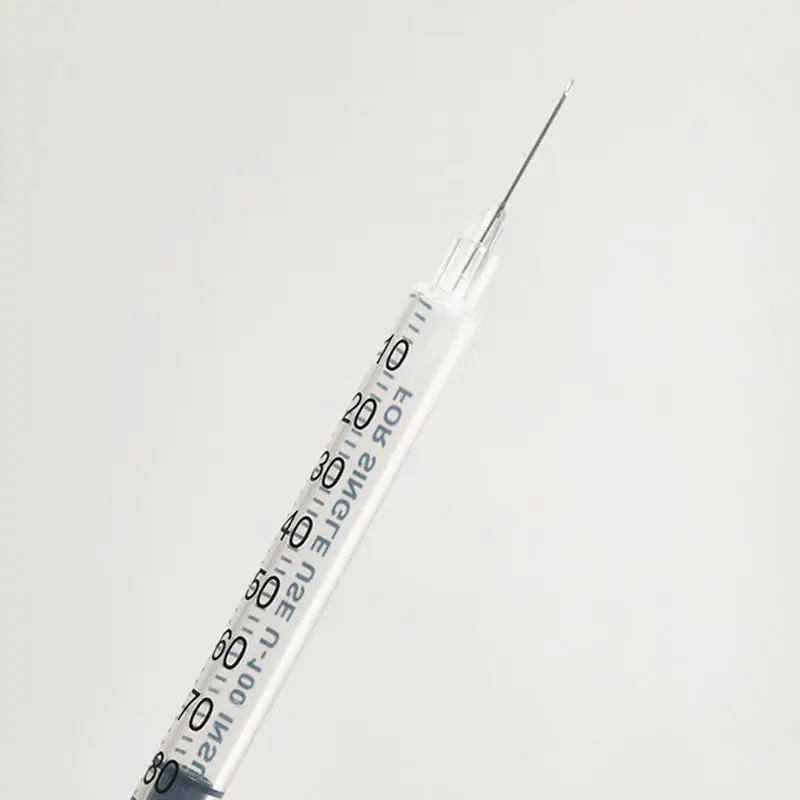Individually Wrapped 0.5ml/cc 29G 30G 31G 1/2 Inch Disposable Lab Supplies Feeding Pets Syringes