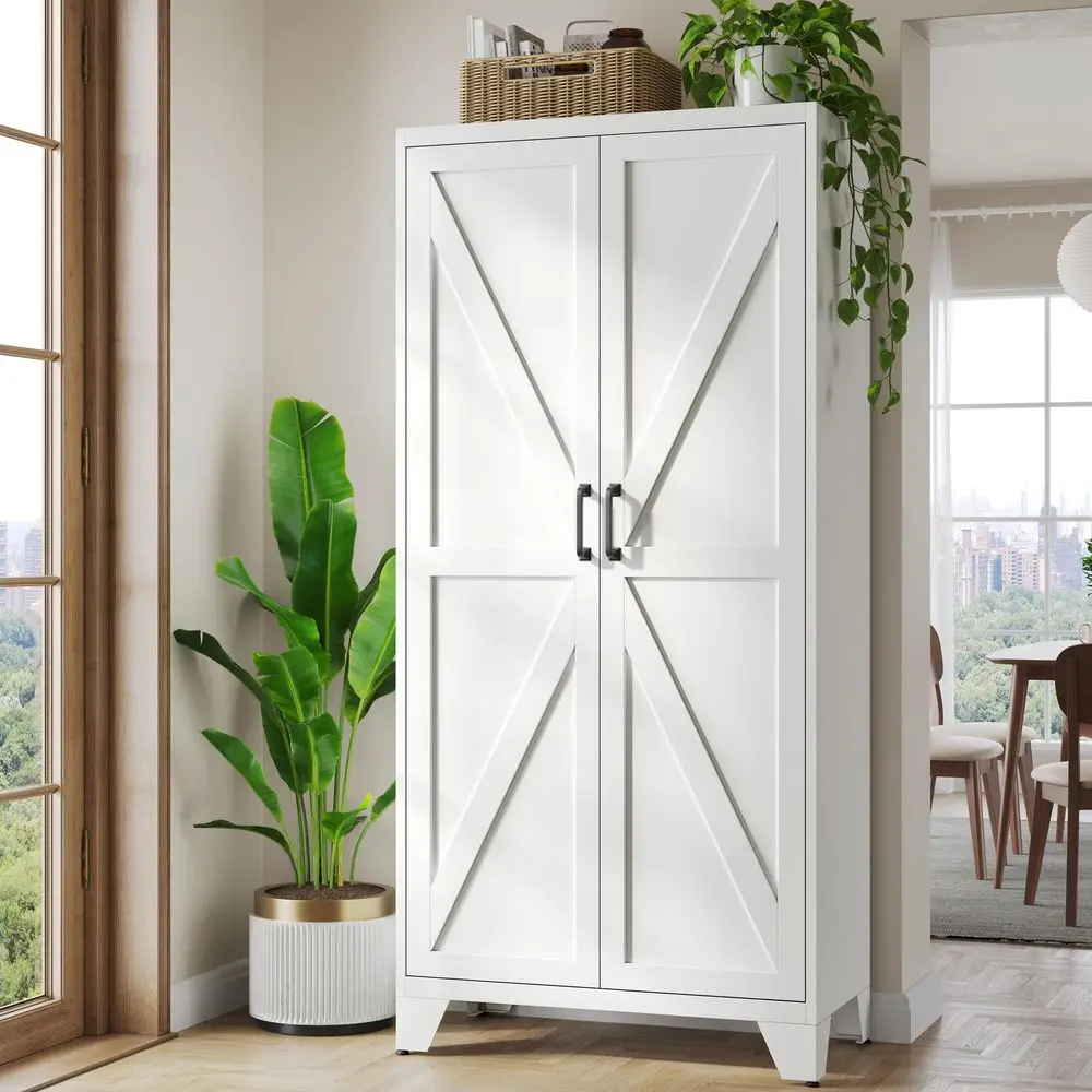 White Storage Cabin…