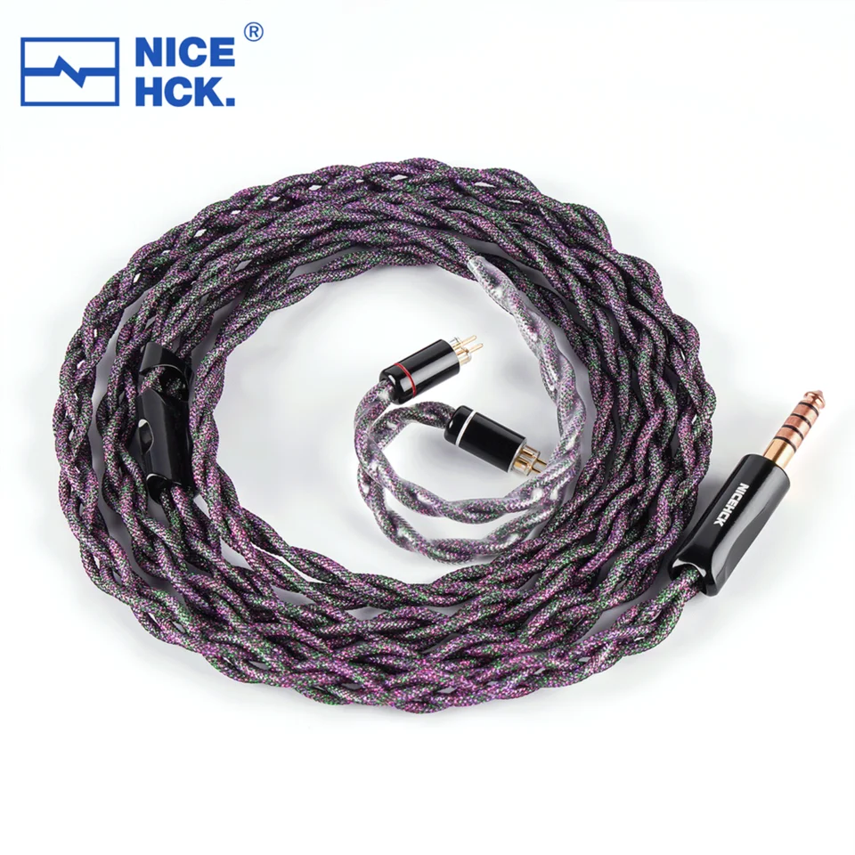 NICEHCK SsOrpheus 2pin 4.4mmバランスケーブル NICEHCK SsOrpheus 5N Silver IEM Cable 2Pin 4.4mm