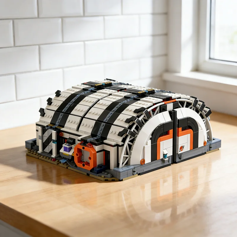 

1275pcs MOC City Space Hangar Model Building Blocks Construction Assemble DIY Toy Christmas Gifts Idea Brick Creative Education