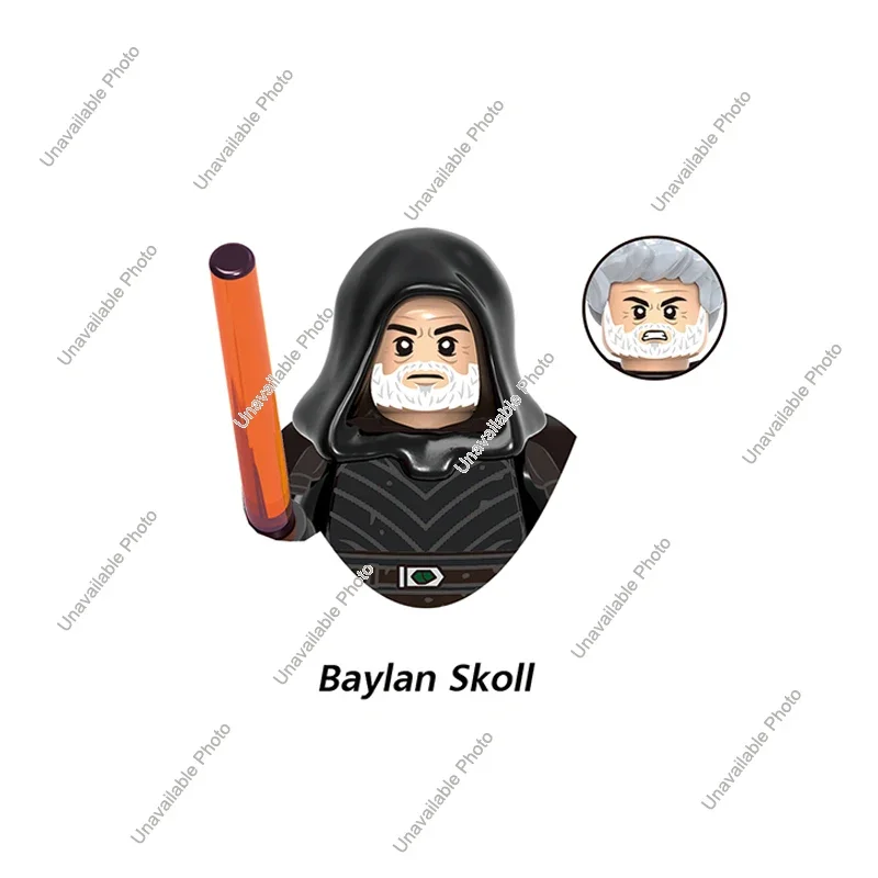 Hot Toys Building Blocks Trooper Han Solo Luke Guard Thrawn Baylan Skoll Shin Hati Ahsoka Tano Action Figure Mini Kids Toy Gifts