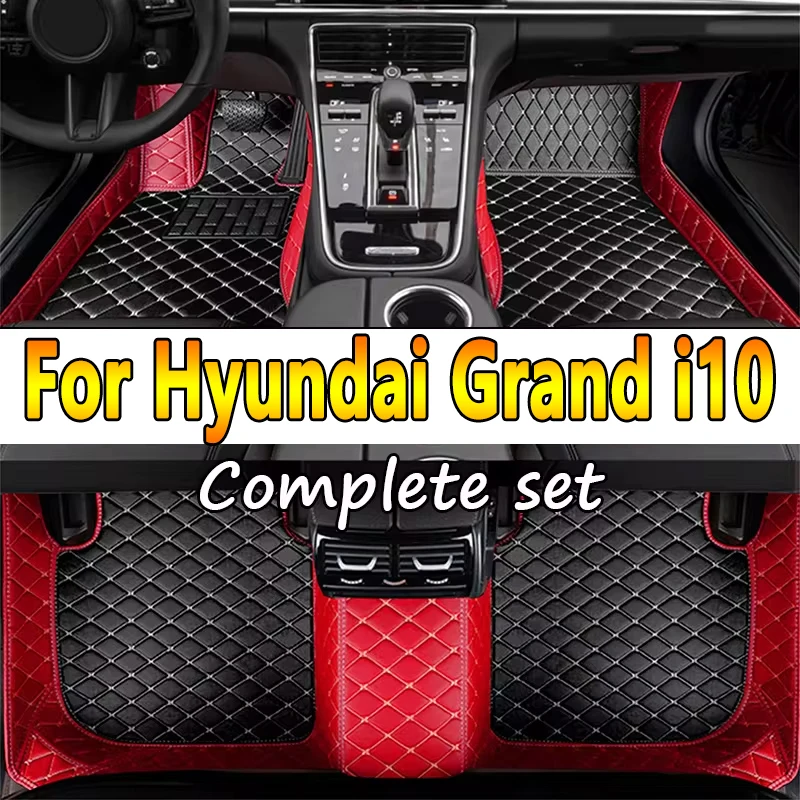 

Customized Artificial Leather Car Floor Mat For Hyundai Grand i10 2020 2021 2022 2023 Protect Your Vehicle's Interior Accessory