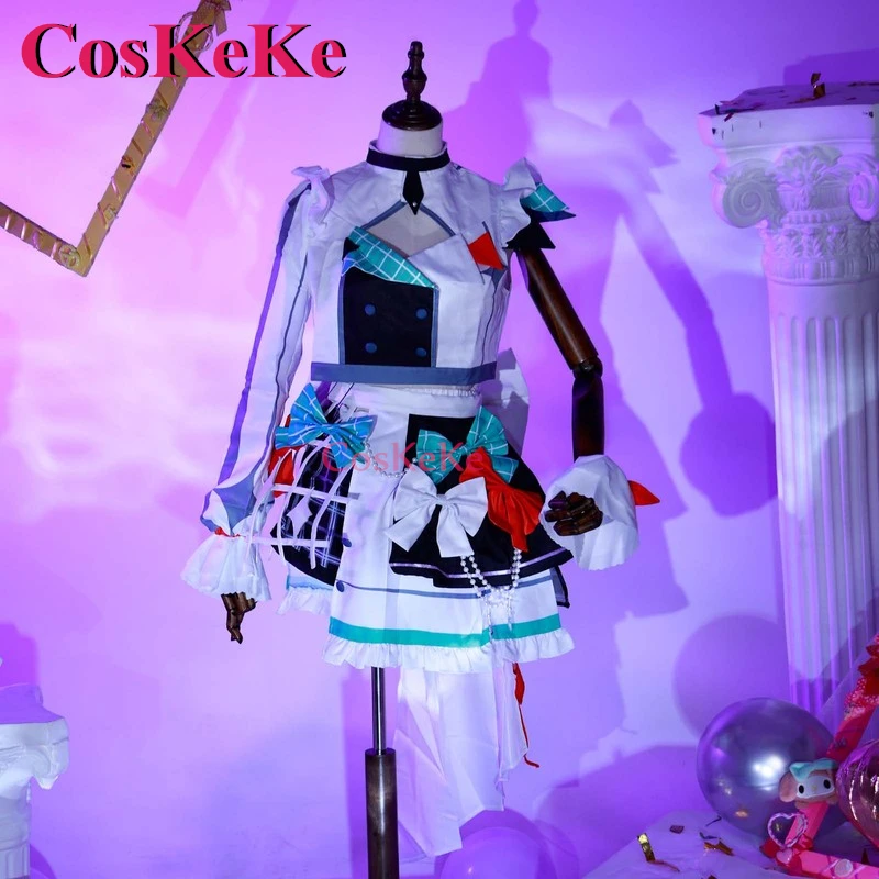 CosKeKe Watson Amelia/Takanashi Kiara/Hakos Baelz/Mori Calliope Cosplay Anime Vtuber Hololive 4th Costume Sweet Lovely Uniforms