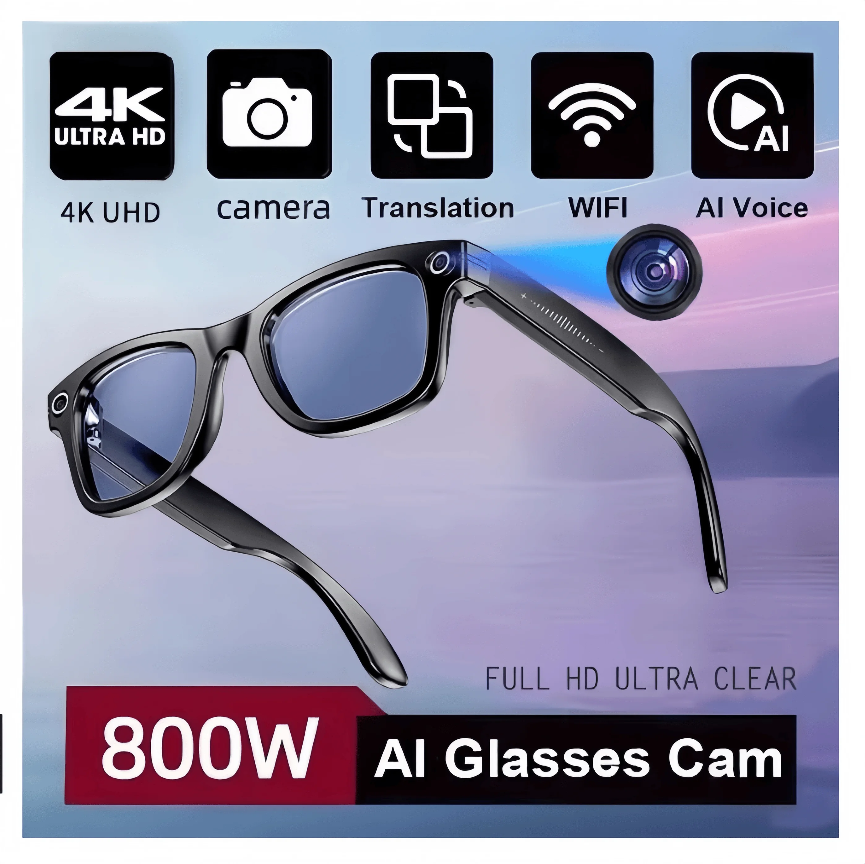 Ai Smart Glasses 80…