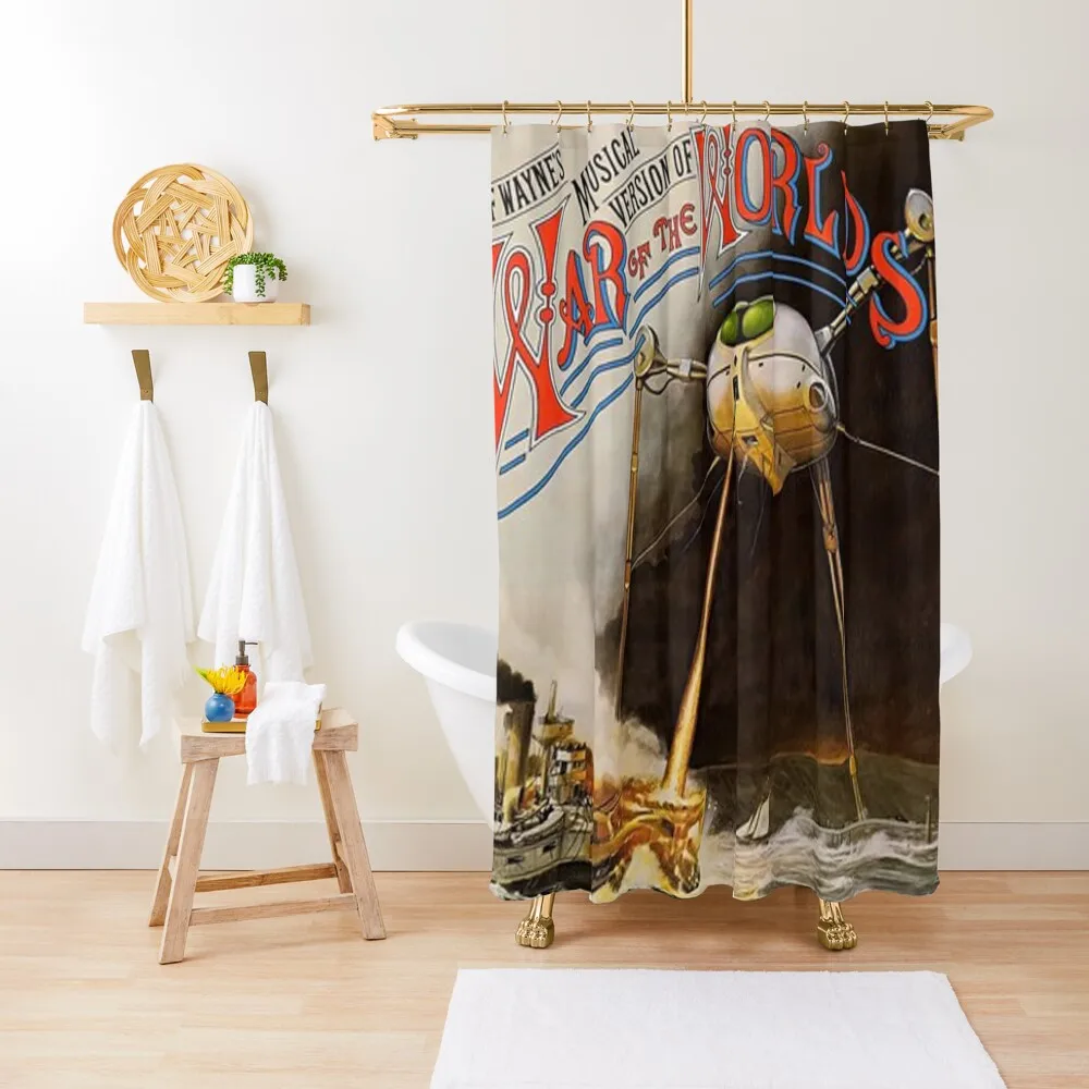 

Vintage War Of The Worlds - Thunderchild Shower Curtain Shower Set Shower Waterproof Curtain